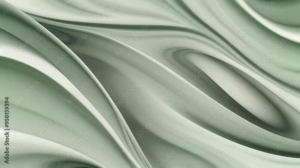 a green and white background with wavy lines a green and white background with wavy lines