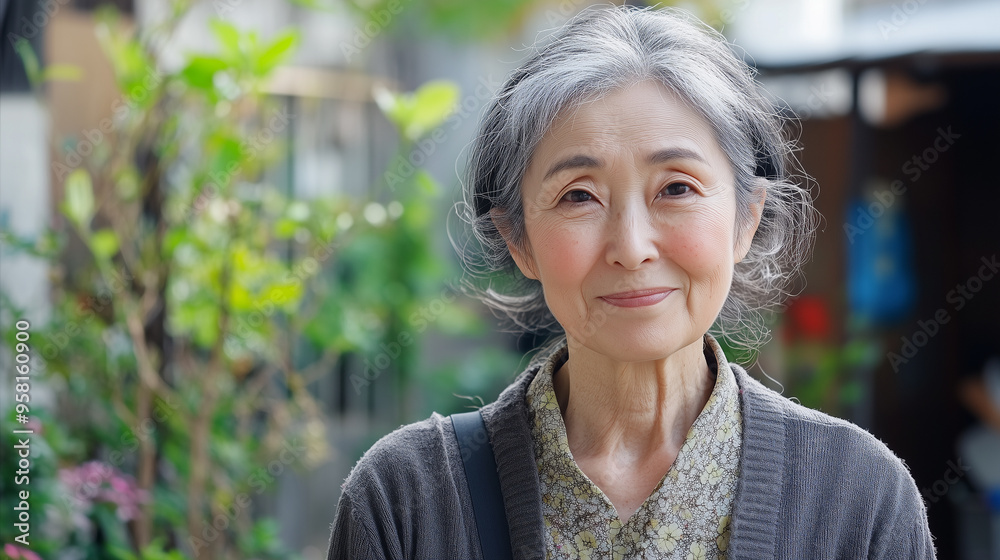 Serene Japanese Woman Capturing Natural Charm Serene Japanese Woman Capturing Natural Charm