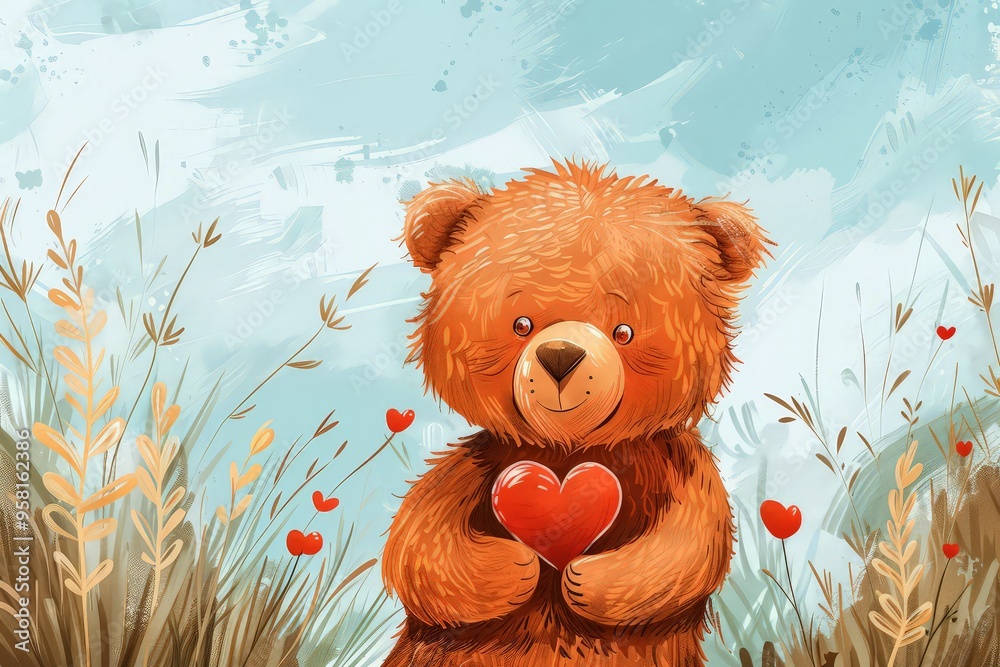 Cute Bear Illustration