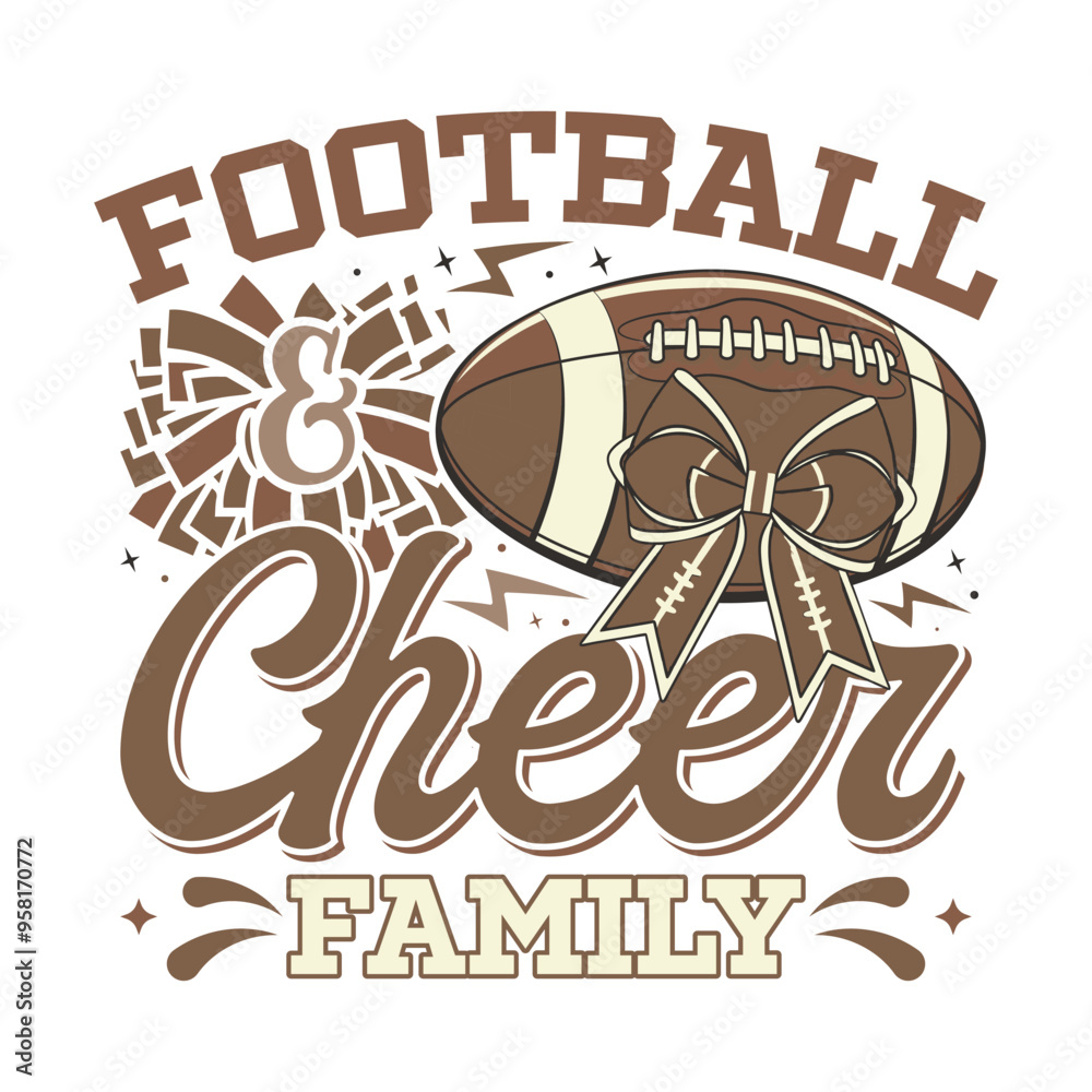 American football cheer family bow design, cheer football family sayings American football cheer family bow design, cheer football family sayings