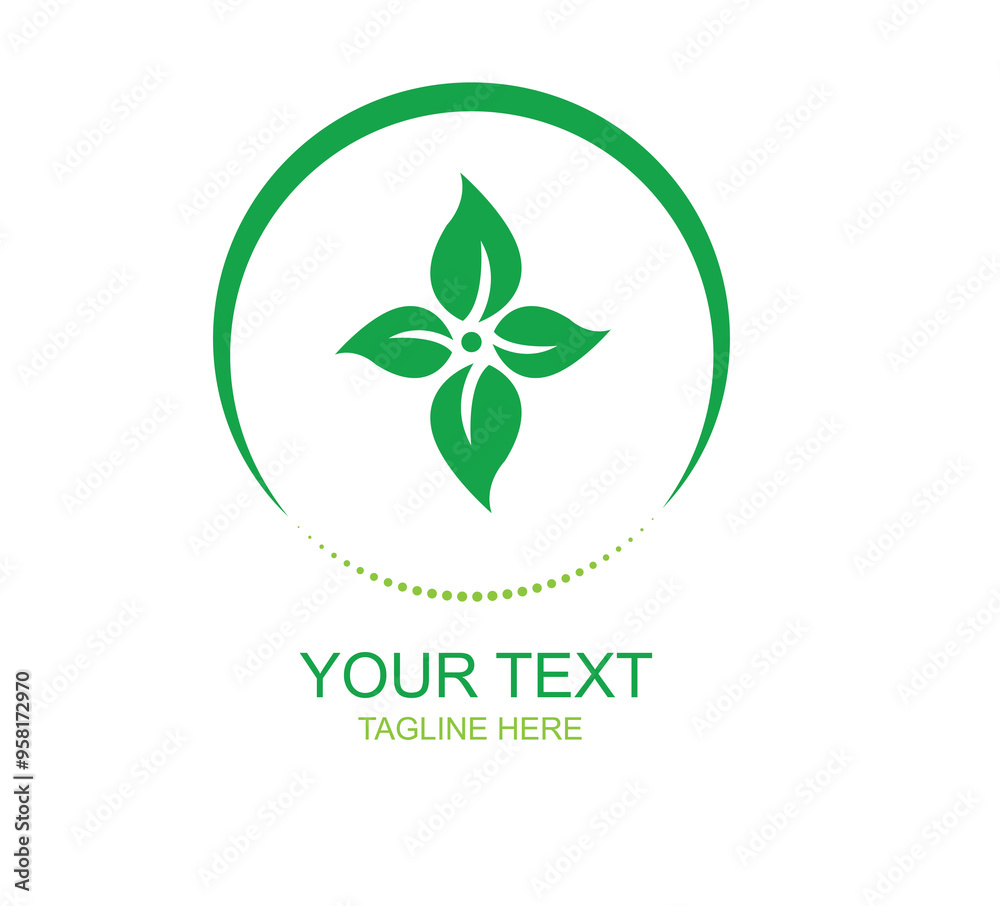Green nature Leaf Design Print Green nature Leaf Design Print