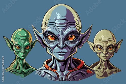 Goblins extraterrestrials Alien illustration