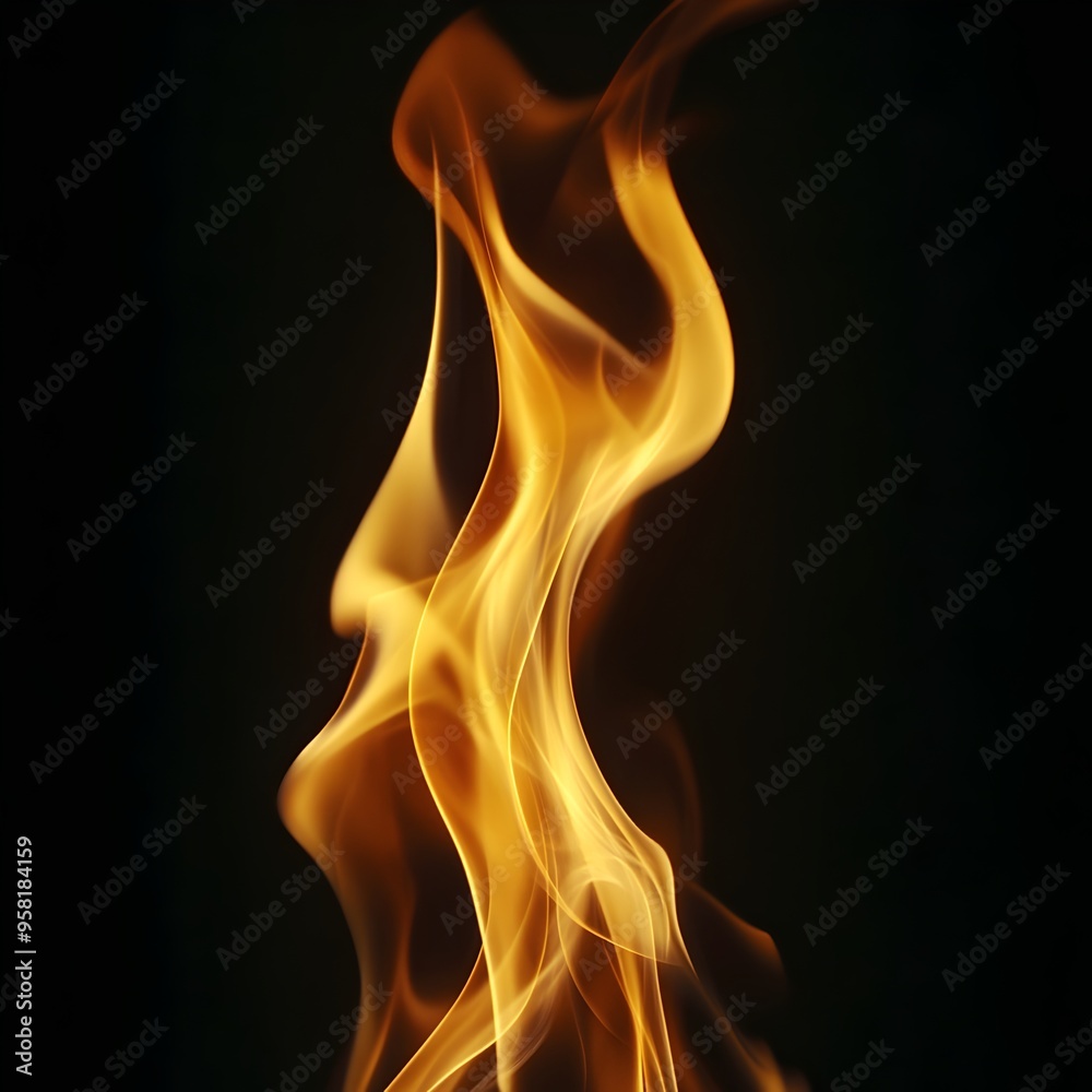 Intense Flames Burning Bright with Fiery Glow and Radiant Heat in Abstract Visual Representation Intense Flames Burning Bright with Fiery Glow and Radiant Heat in Abstract Visual Representation