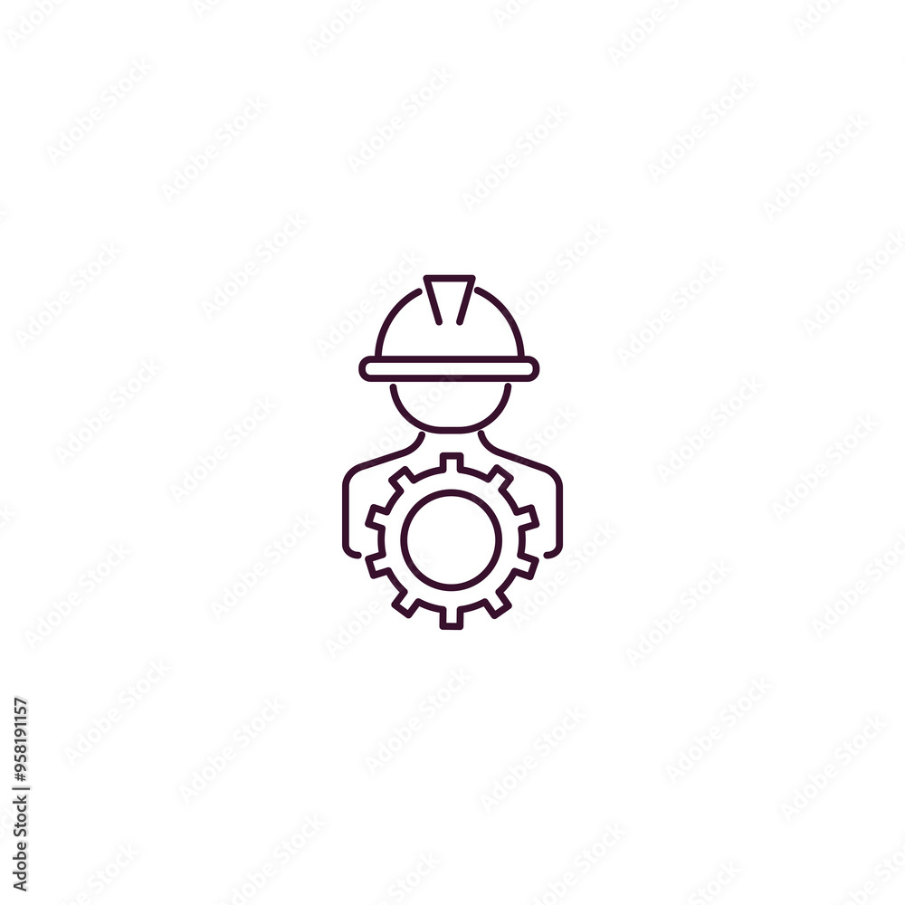 serve outline icon. Linear vector from people concept. Thin line serve icon isolated on white background serve outline icon. Linear vector from people concept. Thin line serve icon isolated on white background