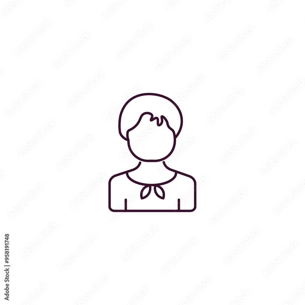 dutch outline icon. Linear vector from people concept. Thin line dutch icon isolated on white background dutch outline icon. Linear vector from people concept. Thin line dutch icon isolated on white background