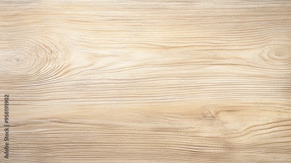 Light Wood Background with Natural Patterns