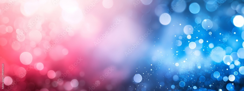 A sharp image of a blue and red background, superimposed with a distinct red and blue overlapping pattern