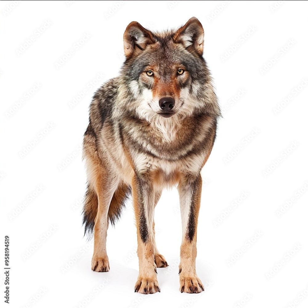 wolf isolated on white wolf isolated on white