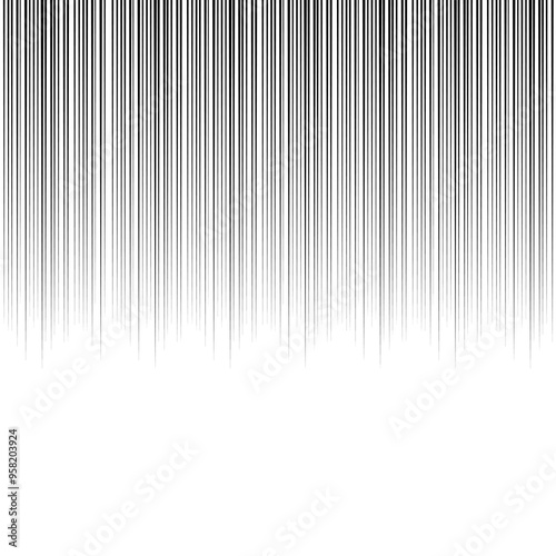 上から伸びる黒い平行線（どんよりしたイメージ）