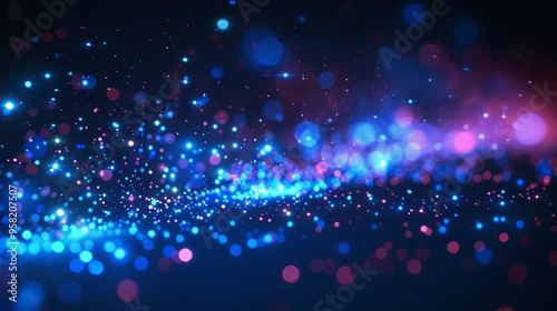 Circuits blue gradient digital background