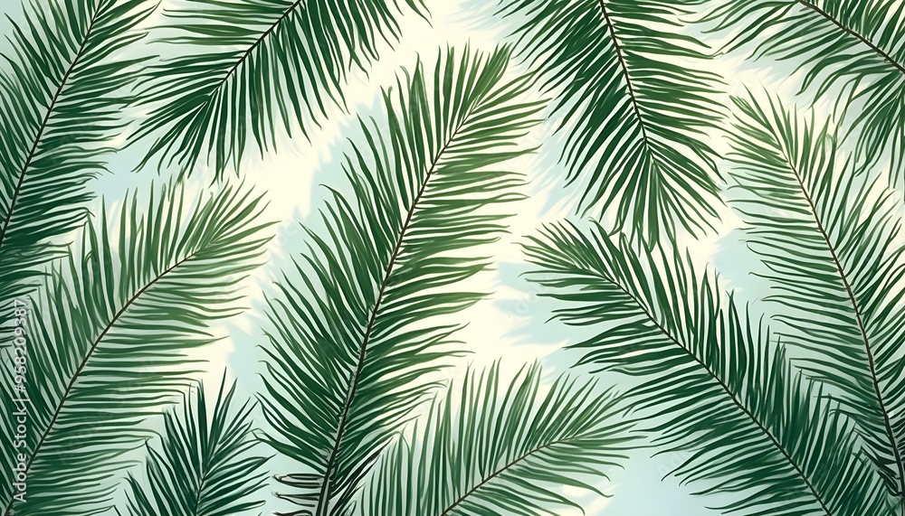 Palm leaf texture with distinct, branching patterns, adding a tropical and exotic vibe to design projects, perfect for nature-inspired decor. Palm leaf texture with distinct, branching patterns, adding a tropical and exotic vibe to design projects, perfect for nature-inspired decor.