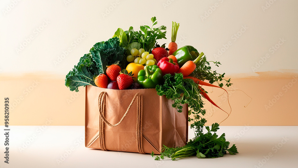 bag of groceries bag of groceries