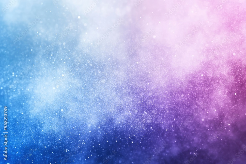 Obraz premium Blue Purple White Gradient Blurred with Grainy Noise Texture Background, for art product design, social media, trendy,vintage,brochure,banner , ai