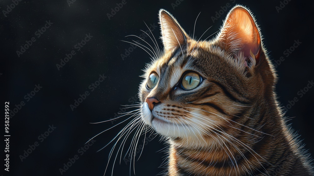 Cat with green eyes Cat with green eyes