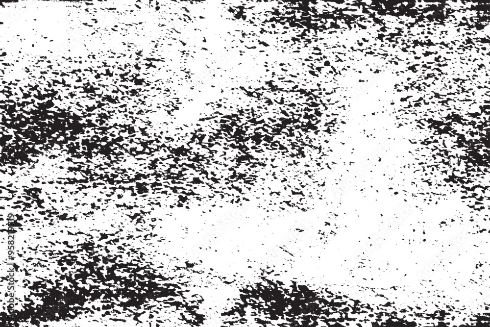 Grunge Texture Background: Grainy Abstract Pattern on White