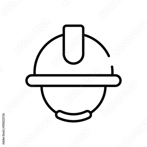 Construction Helmet vector icon