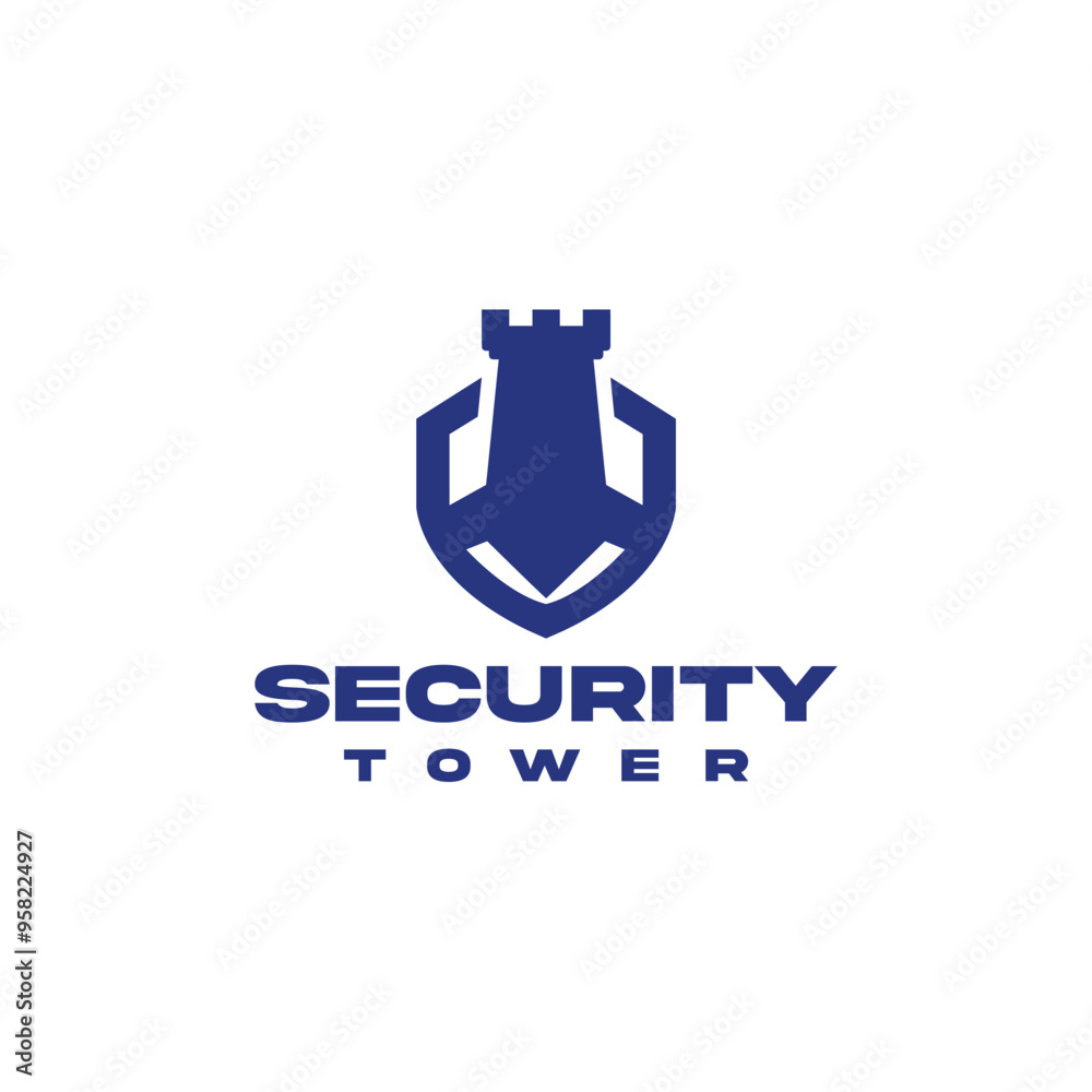Security Tower Logo Design Simple Security Tower Logo Design Simple