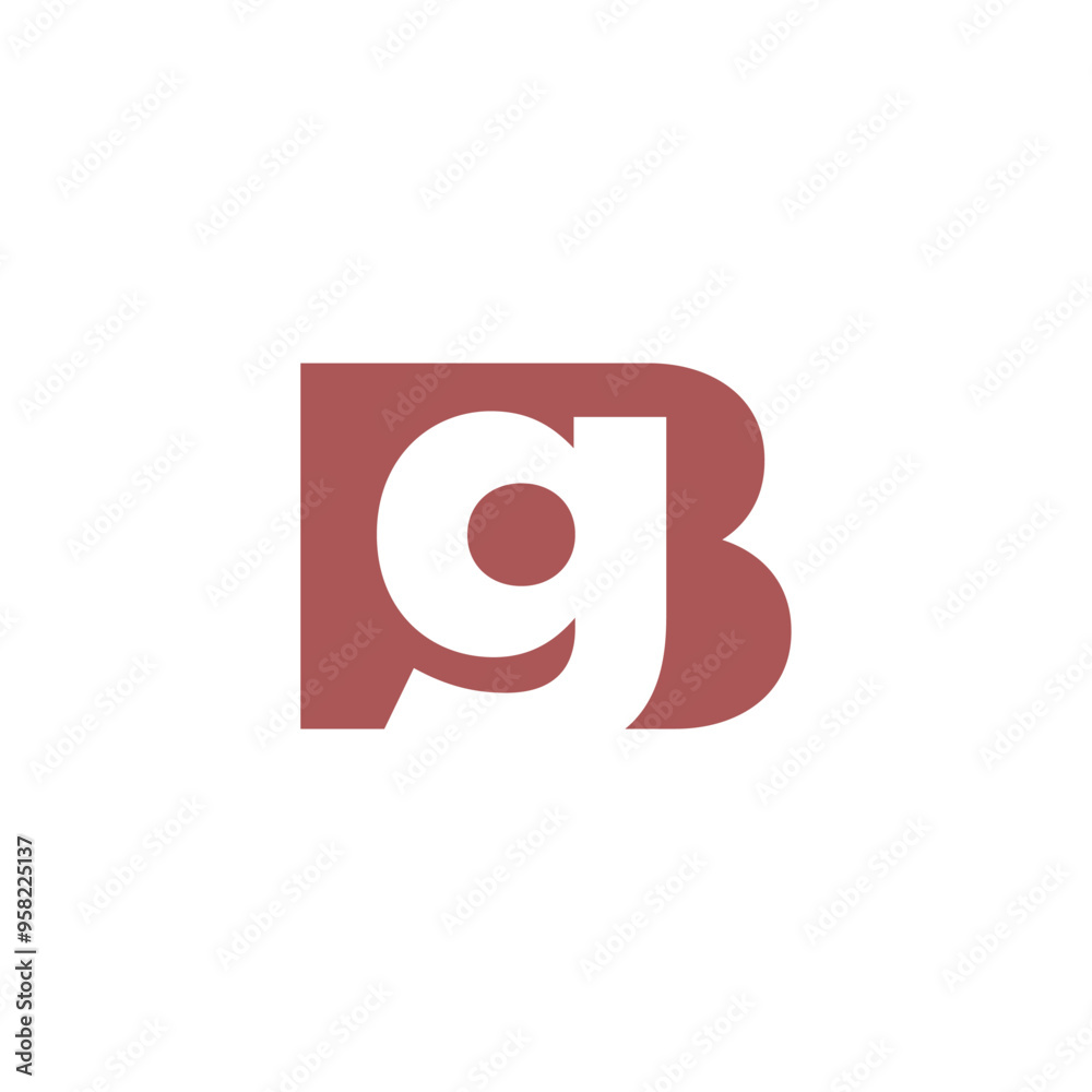 Logo Letter BG Simple Modern Logo Letter BG Simple Modern