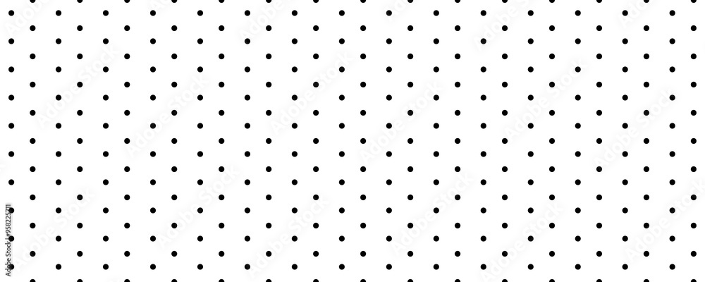 Seamless pattern of black polka dots on a white background. Abstract polka dot pattern background. Seamless pattern of black polka dots on a white background. Abstract polka dot pattern background.