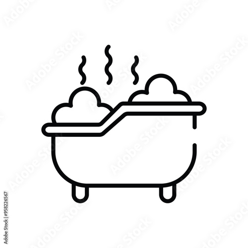 Jacuzzi vector icon