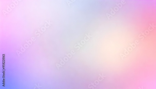 Gradient blurred soft smooth background in shades of pink and purple. Gradient background with soft, blurred colors transitioning from pink to blue