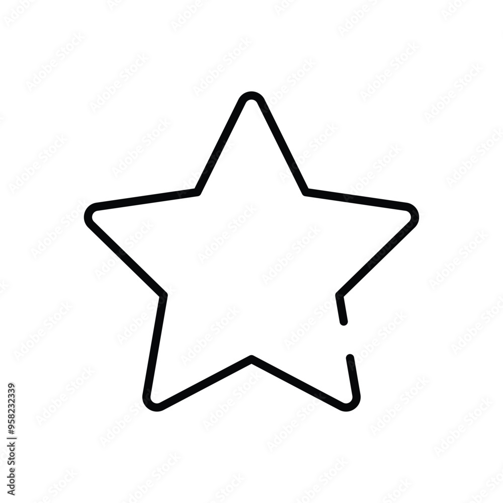 Star vector icon Star vector icon