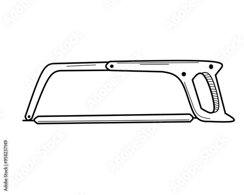 Aesthetic hacksaw sketch