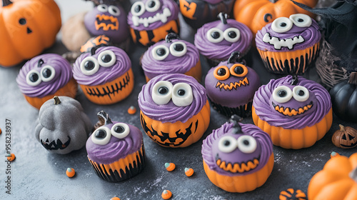 Spooky and Delicious Halloween Pumpkin Cupcakes: Perfect for Parties and Treats