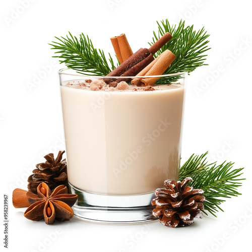 Eggnog Isolated