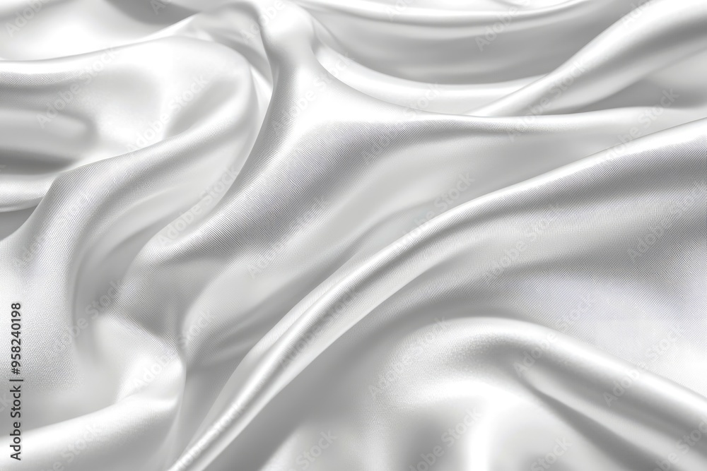 White gray satin texture that is white silver fabric silk panorama background with beautiful soft blur pattern natural , ai White gray satin texture that is white silver fabric silk panorama background with beautiful soft blur pattern natural , ai