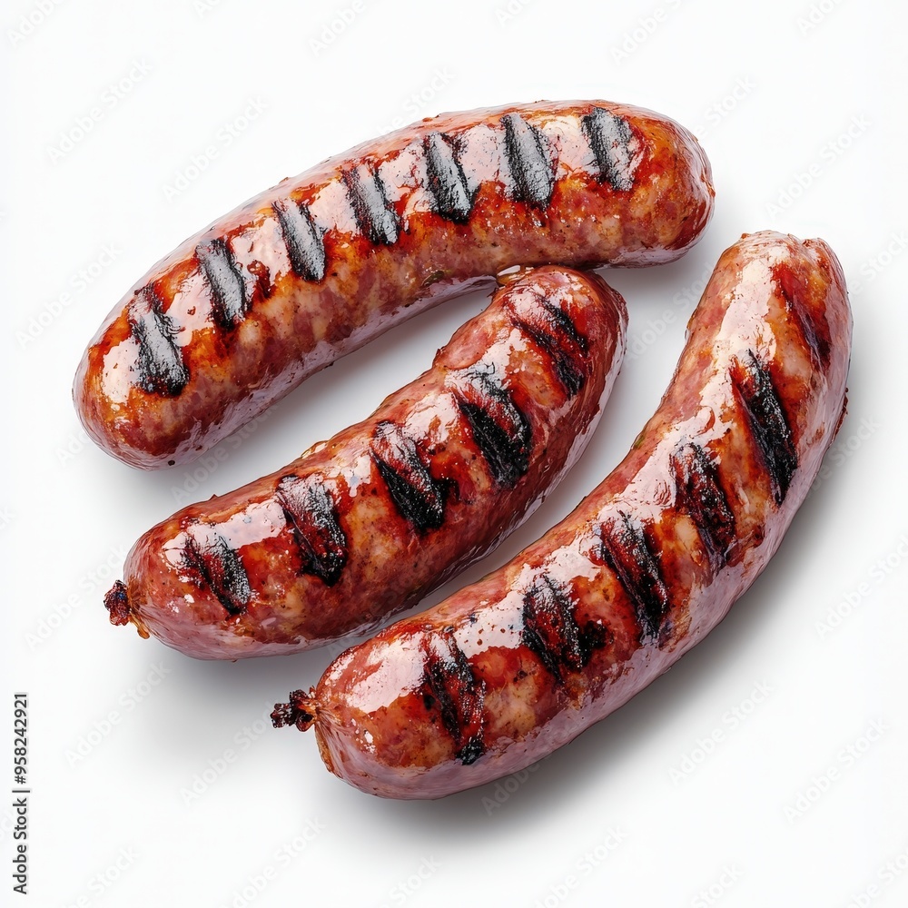 Three hot dogs are grilled and ready to eat Three hot dogs are grilled and ready to eat
