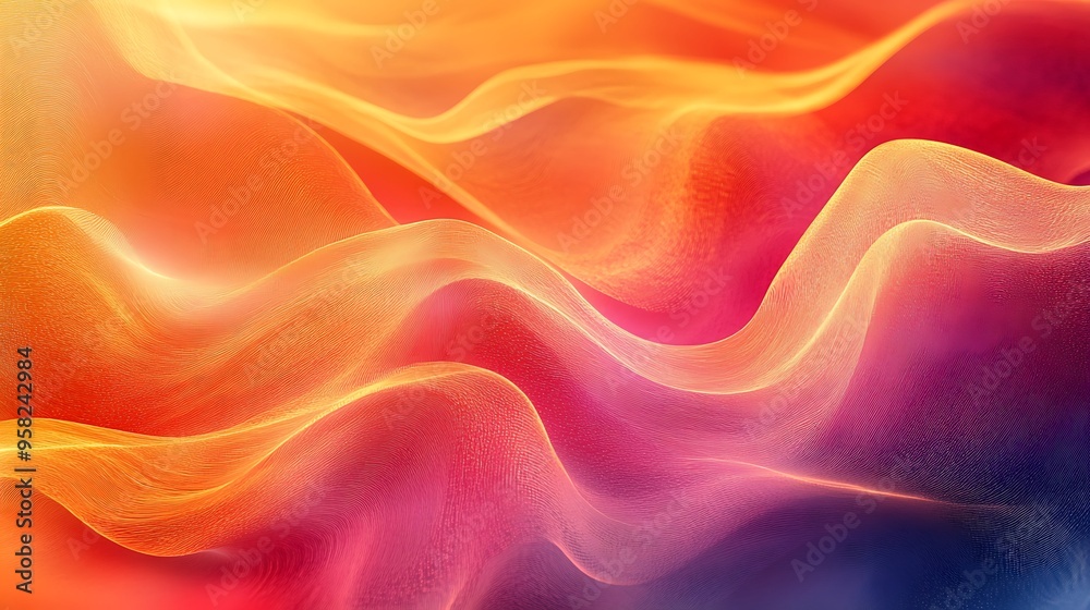 Obraz premium Abstract Colorful Waves