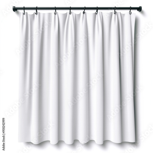 Shower Curtain Isolated