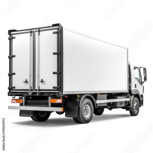Truck Behind Isolated