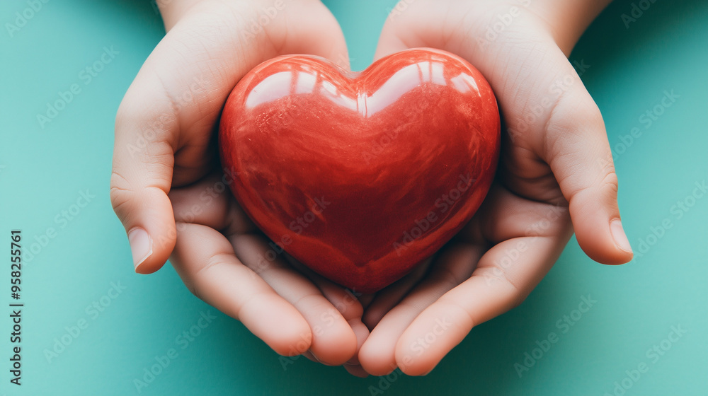 Obraz premium heart in hands