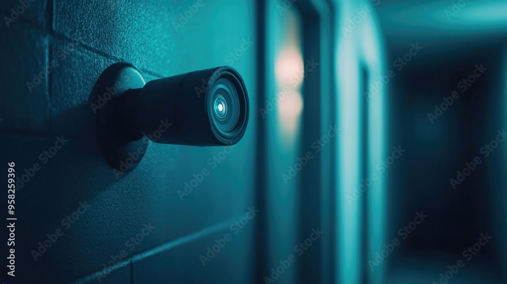 Surveillance Camera in a Dark Room Surveillance Camera in a Dark Room