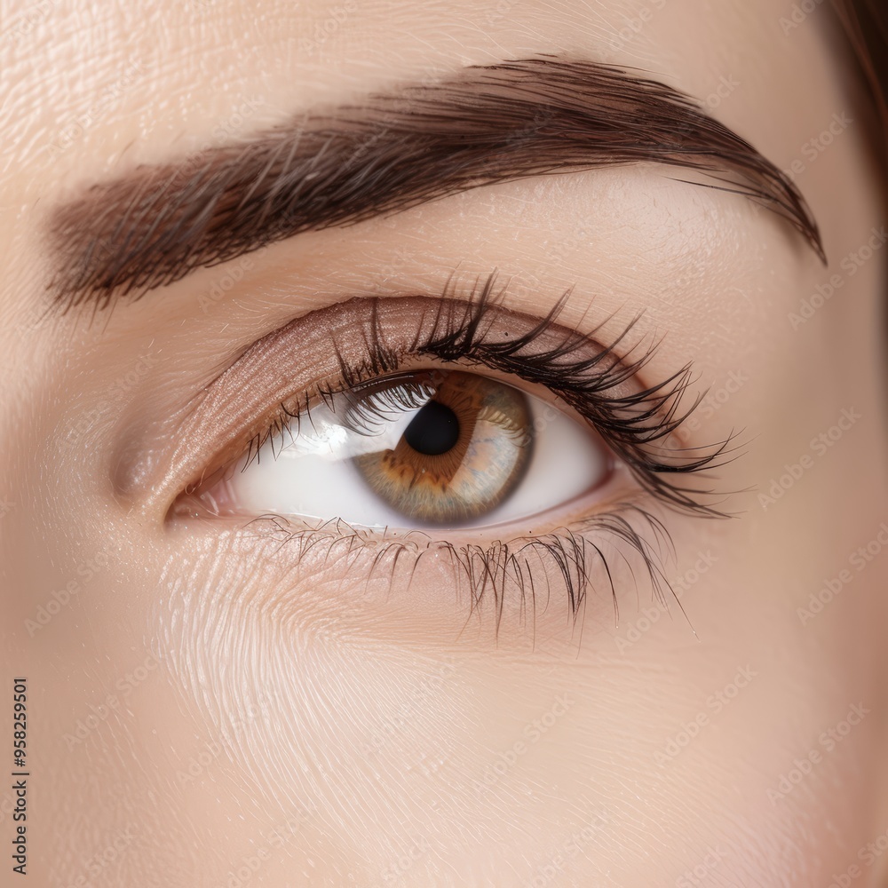 Fototapeta premium Closeup of a woman's eye