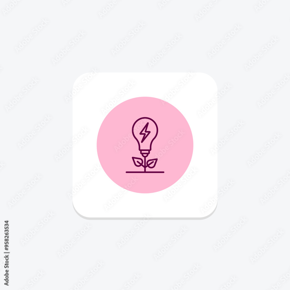 Green Technology line icon , vector, pixel perfect, illustrator file Green Technology line icon , vector, pixel perfect, illustrator file