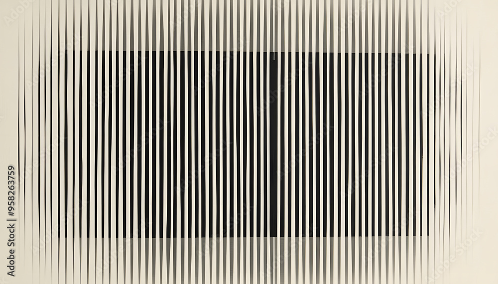 Obraz premium Thin, repeating lines or stripes, either vertical or horizontal, on a neutral background