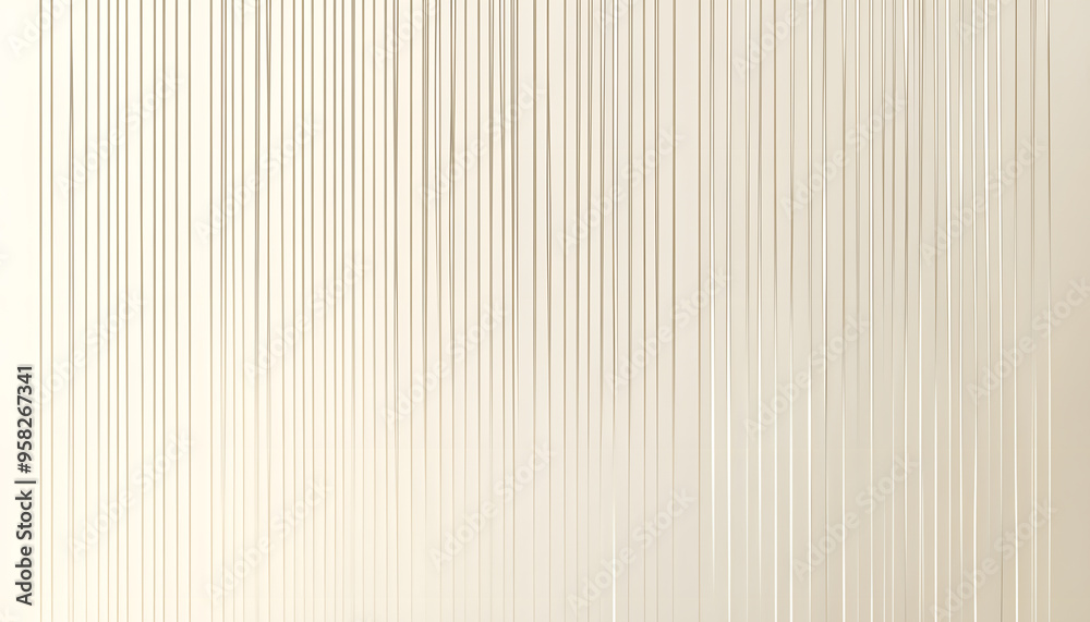 Fototapeta premium Thin, repeating lines or stripes, either vertical or horizontal, on a neutral background