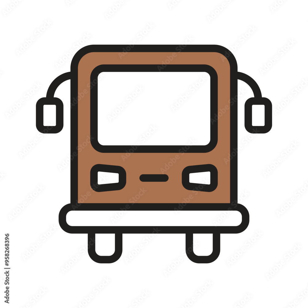 Get this amazing icon of school bus isolated on white background Get this amazing icon of school bus isolated on white background