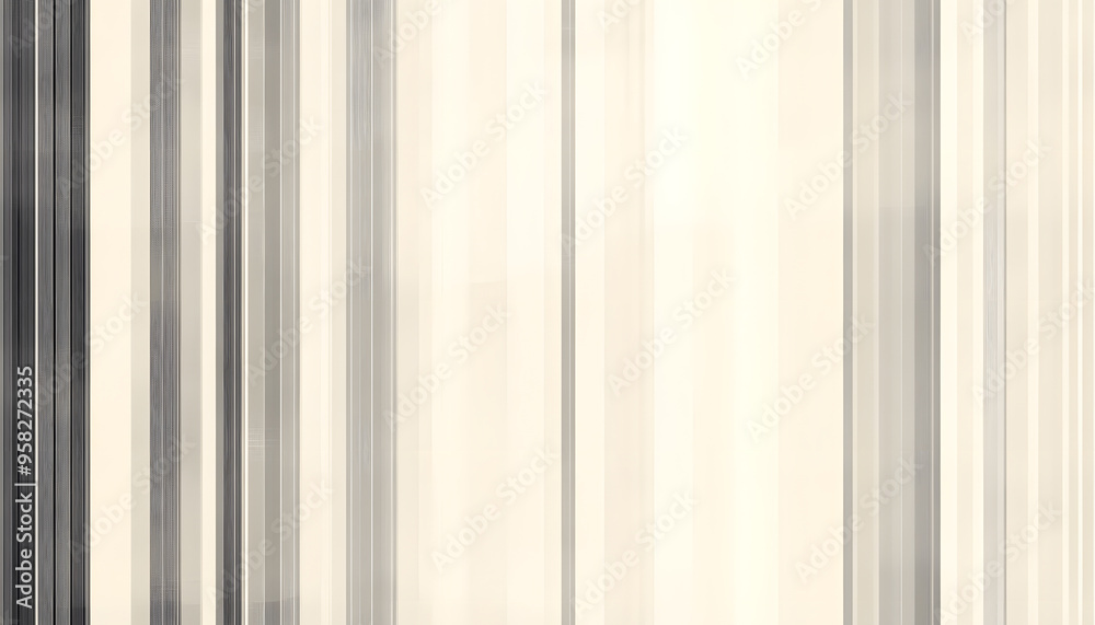 Obraz premium Thin, repeating lines or stripes, either vertical or horizontal, on a neutral background