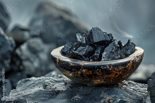 Shilajit Resin Ancient Ayurvedic Medicine Sourced from the Rocks of the Himalayas