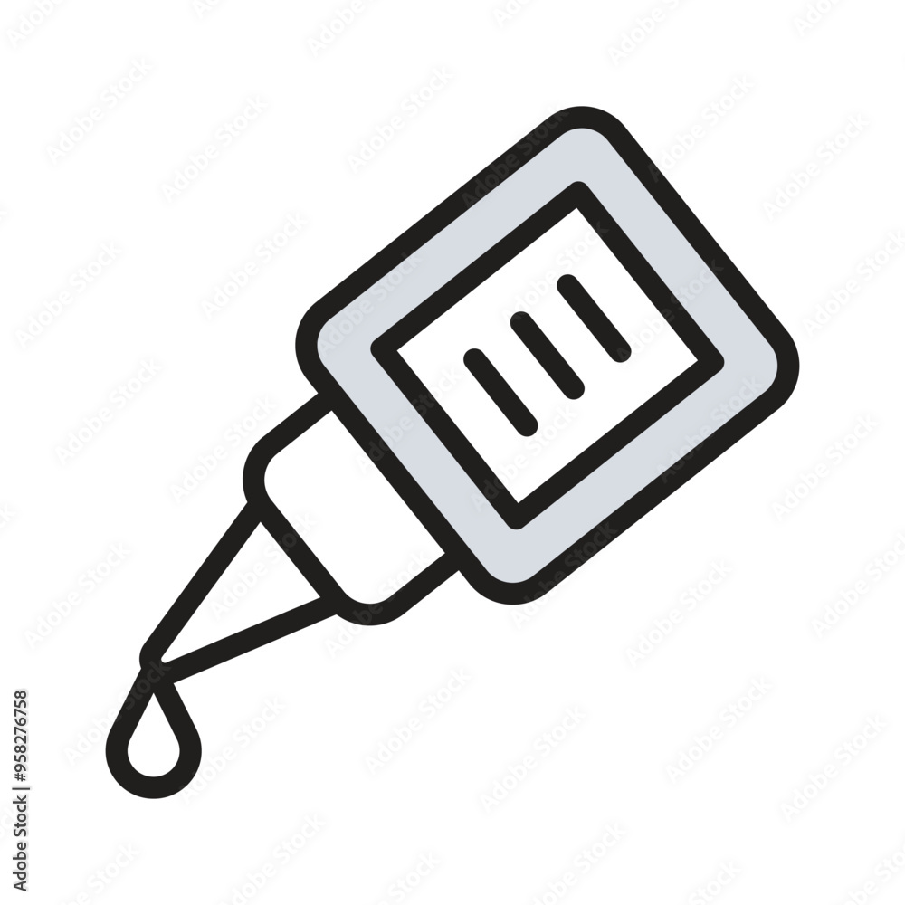 Glue bottle icon perfect for school and home use Glue bottle icon perfect for school and home use