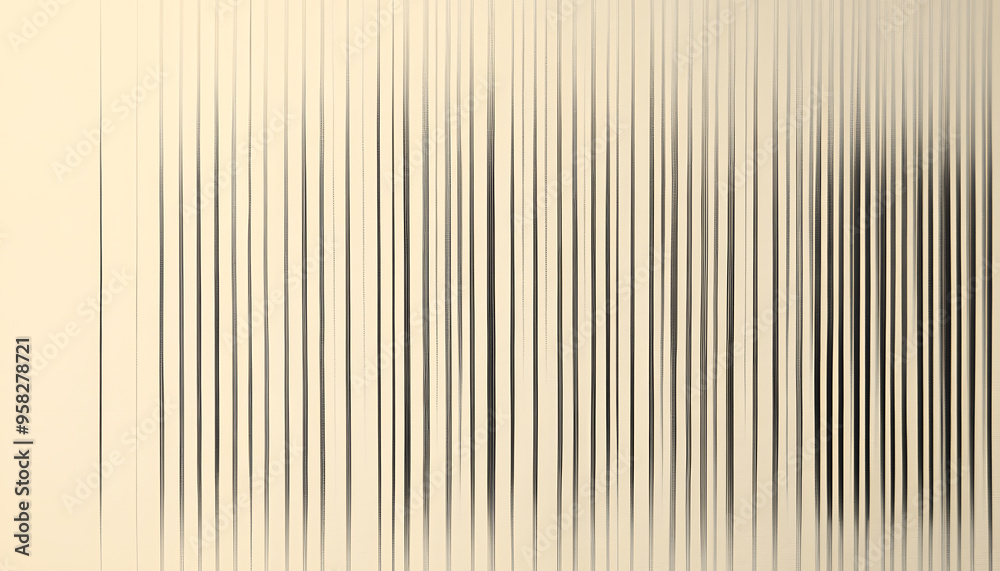 Fototapeta premium Thin, repeating lines or stripes, either vertical or horizontal, on a neutral background