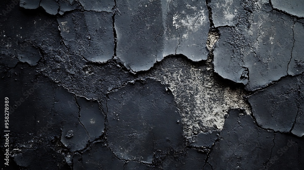 Cracked Blue Wall Texture Cracked Blue Wall Texture