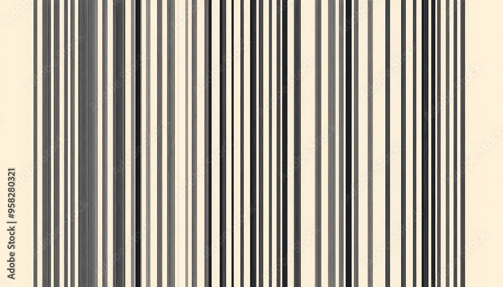 Obraz premium Thin, repeating lines or stripes, either vertical or horizontal, on a neutral background