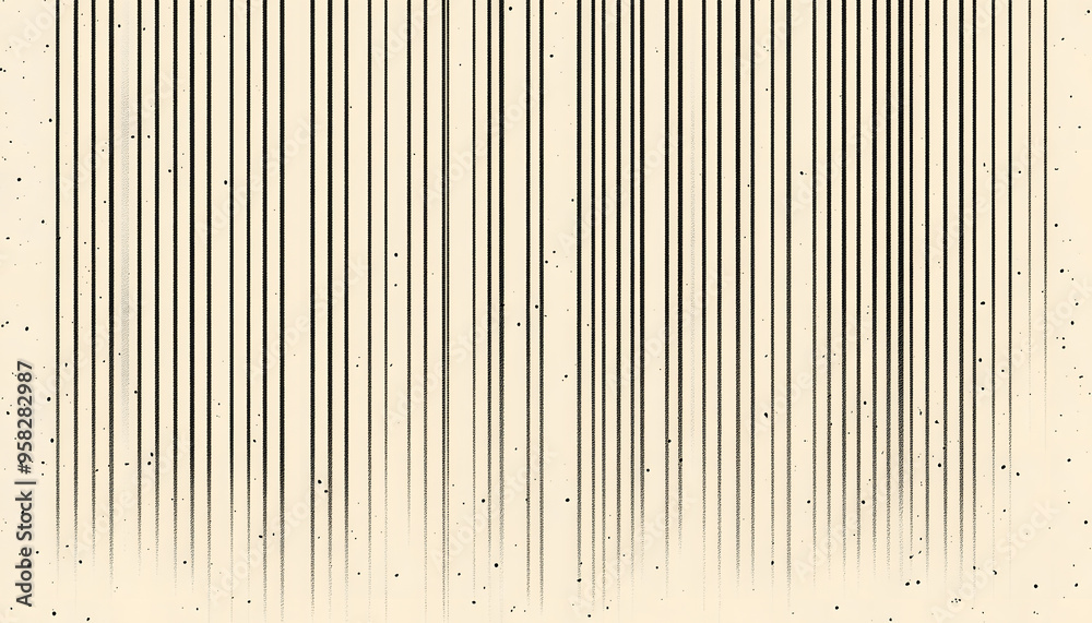 Thin, repeating lines or stripes, either vertical or horizontal, on a neutral background