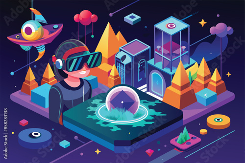 A vibrant assortment of coins and currency featured with a peer-to-peer casino game, showcasing the evolution of gaming in blockchain.