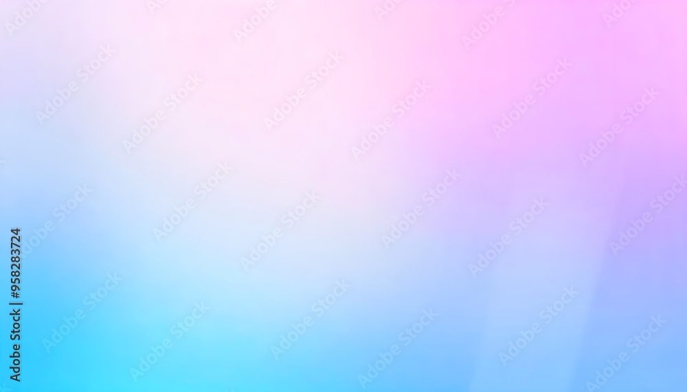 Fototapeta premium Gradient background with soft, blended colors transitioning from pink to blue